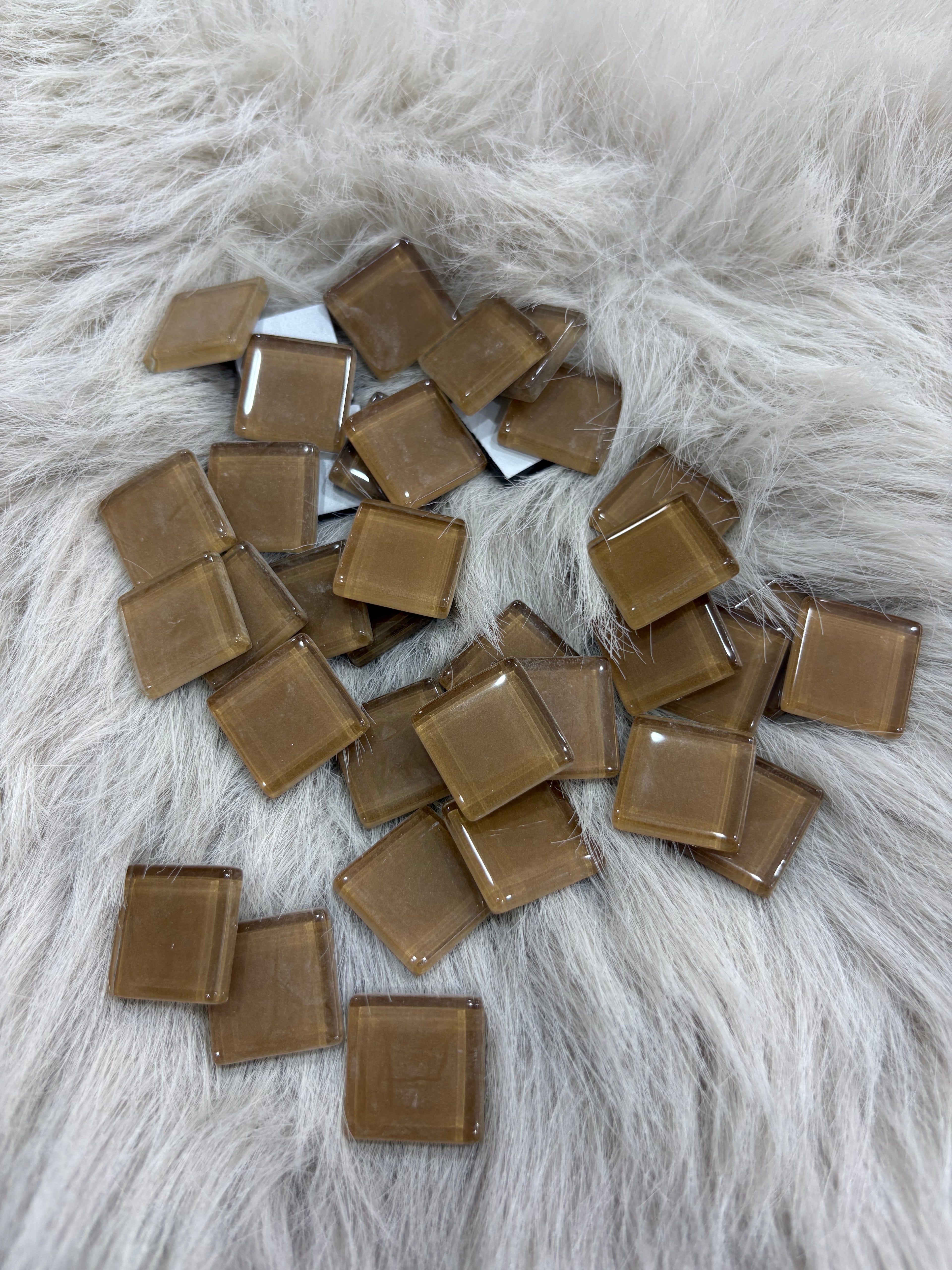 Sanatsal Kristal Mozaik KS-18 23x23mm Ballı Hardal