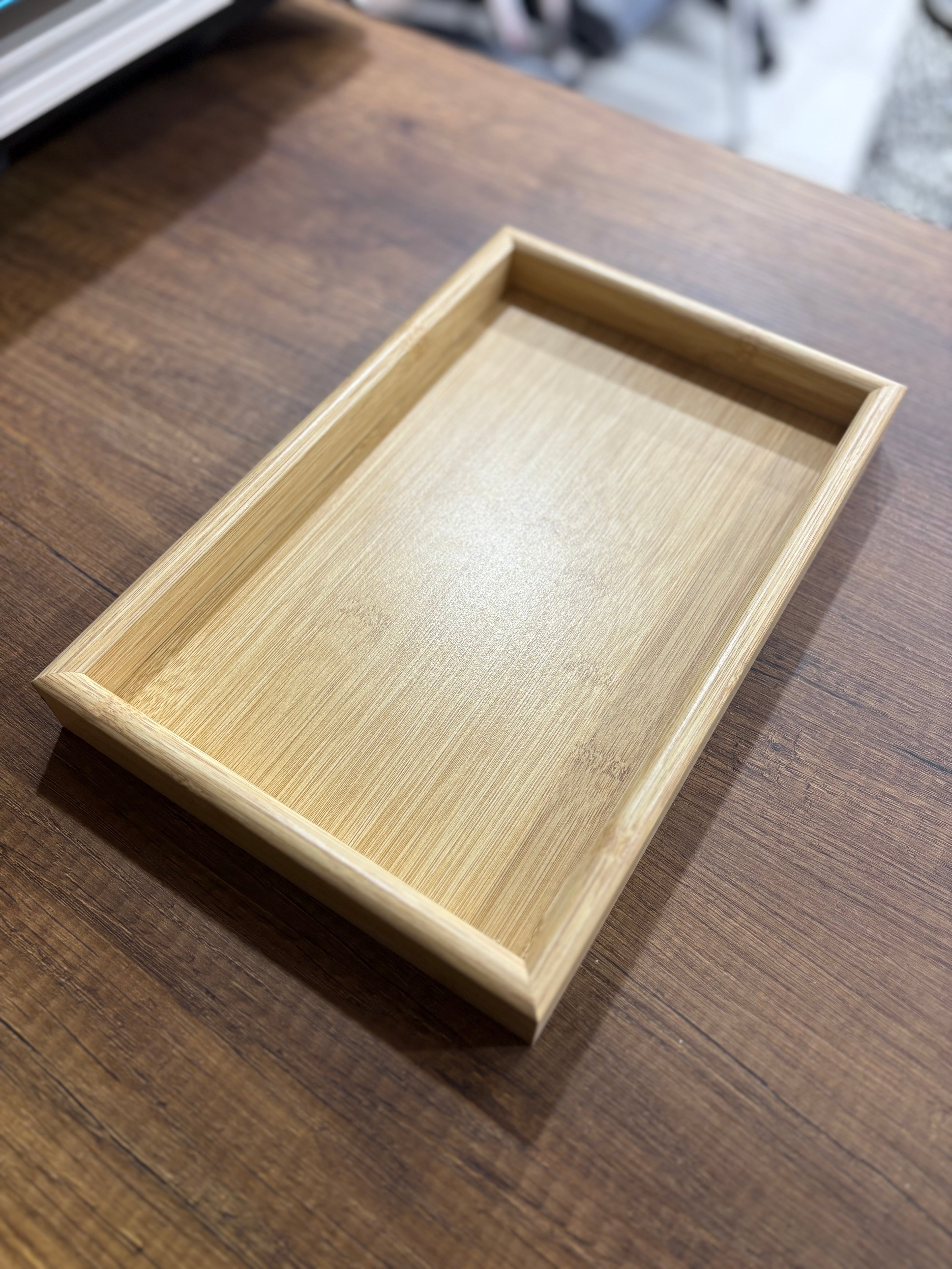 30x40cm Dikdörtgen Ahşap Mozaik Çalışma Tepsisi