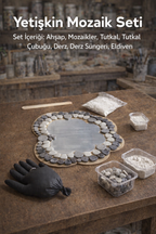 34x34cm Yonca Pleksi Aynalı Yetişkin Set (Başlangıç Seviye)