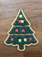 Pine Tree Themed Mosaic Base