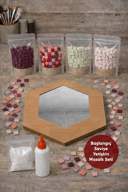 34x34cm Altıgen Pleksi Aynalı Yetişkin Set (Başlangıç Seviye) Toptan