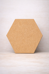 35x35cm Hexagon Raw MDF Mosaic Base