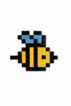 Bee PixelArt Mosaic Set