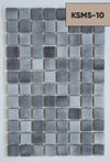 Black Gray Pool Mosaic 50x50mm