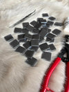 BM-05 Glossy Anthracite Artistic Mosaic 25x25