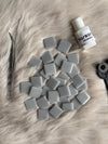 BM-07 Gray Artistic Mosaic 25x25
