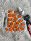 BM-15 Orange Artistic Mosaic 25x25
