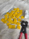 BM-16 Yellow Artistic Mosaic 25x25