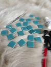 BM-21 Light Turquoise Artistic Mosaic 25x25