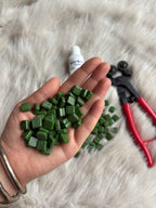 CM-16 Koyu Yeşil Sanatsal Mozaik 10x10mm