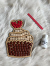 Cupcake-Themed Kids' Mosaic Set