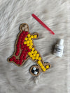 Children's Mosaic Set with Football Player Figures