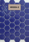Dark Blue Hexa Pool Mosaic