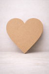 35x35cm Heart Raw MDF Mosaic Base