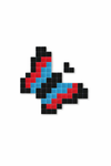 Butterfly PixelArt Mosaic Set