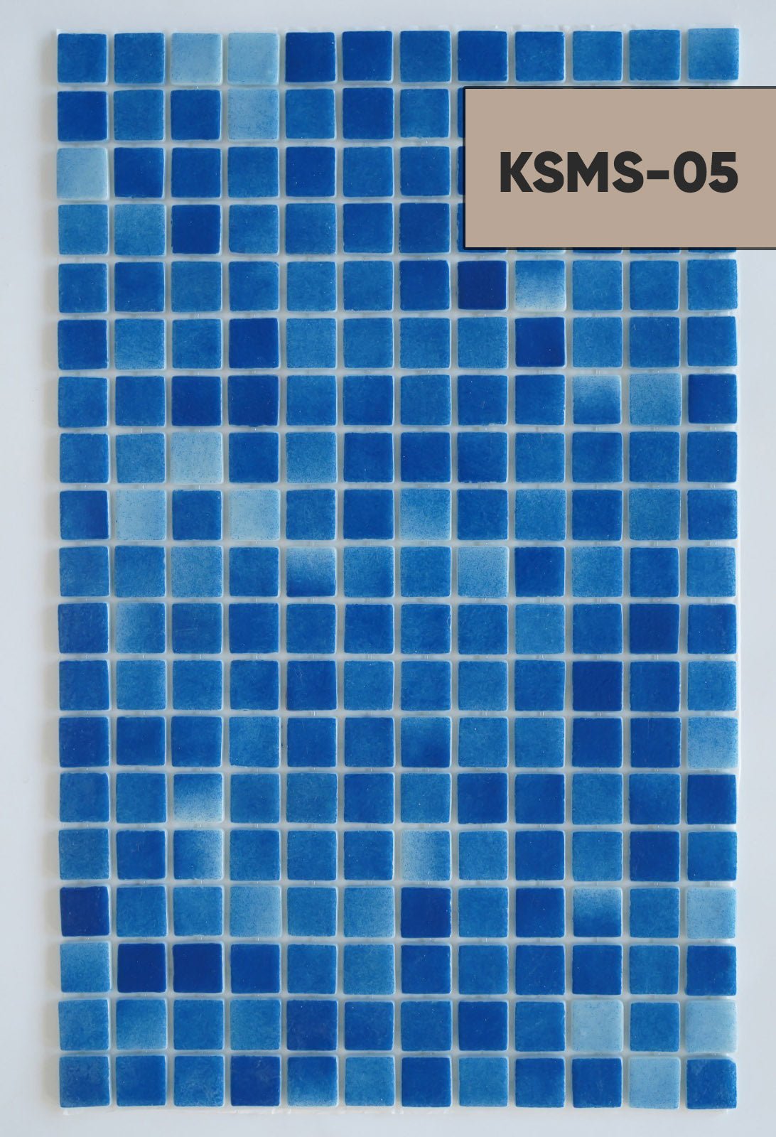 Soft Blue Mix Havuz Mozaik 25x25mm - karsanmozaik