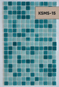 Turkuaz Mix Havuz Mozaik 25x25mm - karsanmozaik