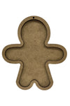 Gingerbread Man Themed Mosaic Base