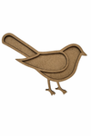 Bird-Themed Mosaic Base