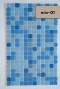 Havuz Mix - 1 Mozaik 25x25mm - karsanmozaik