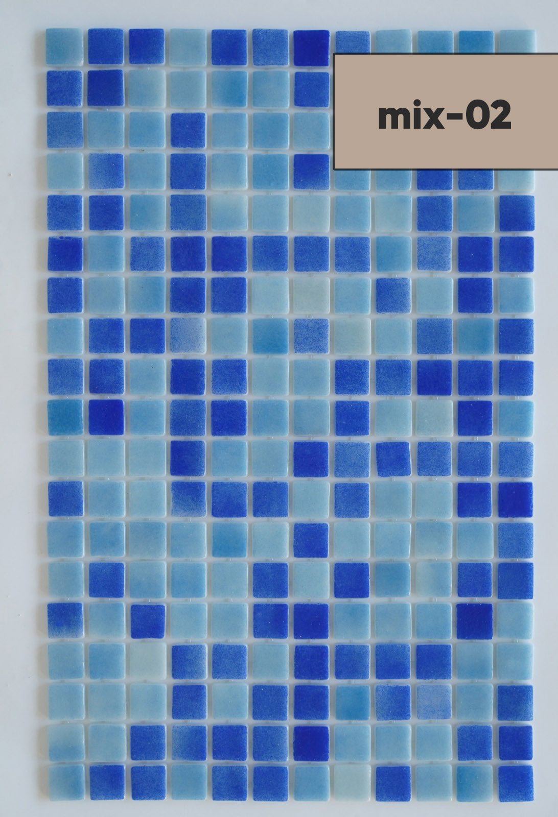 Havuz Mix - 2 Mozaik 25x25mm - karsanmozaik