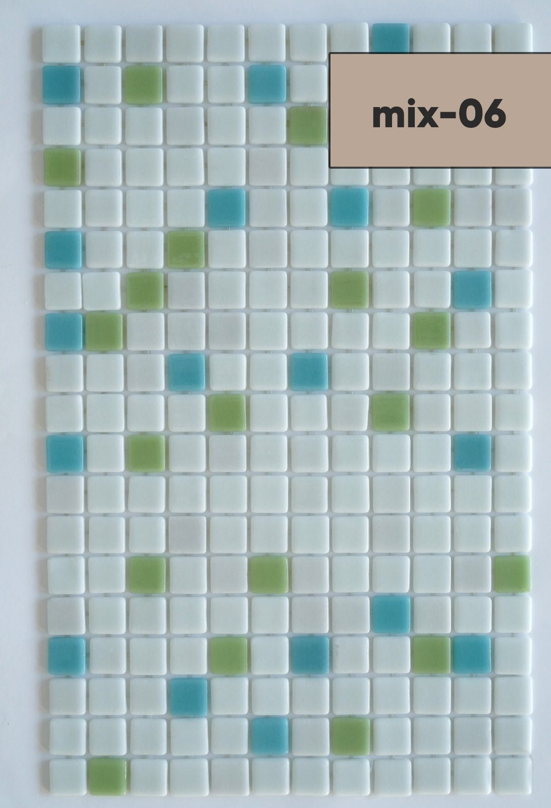 Havuz Mix - 6 Mozaik 25x25mm - karsanmozaik