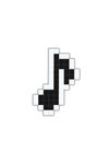 Music Note PixelArt Mosaic Set