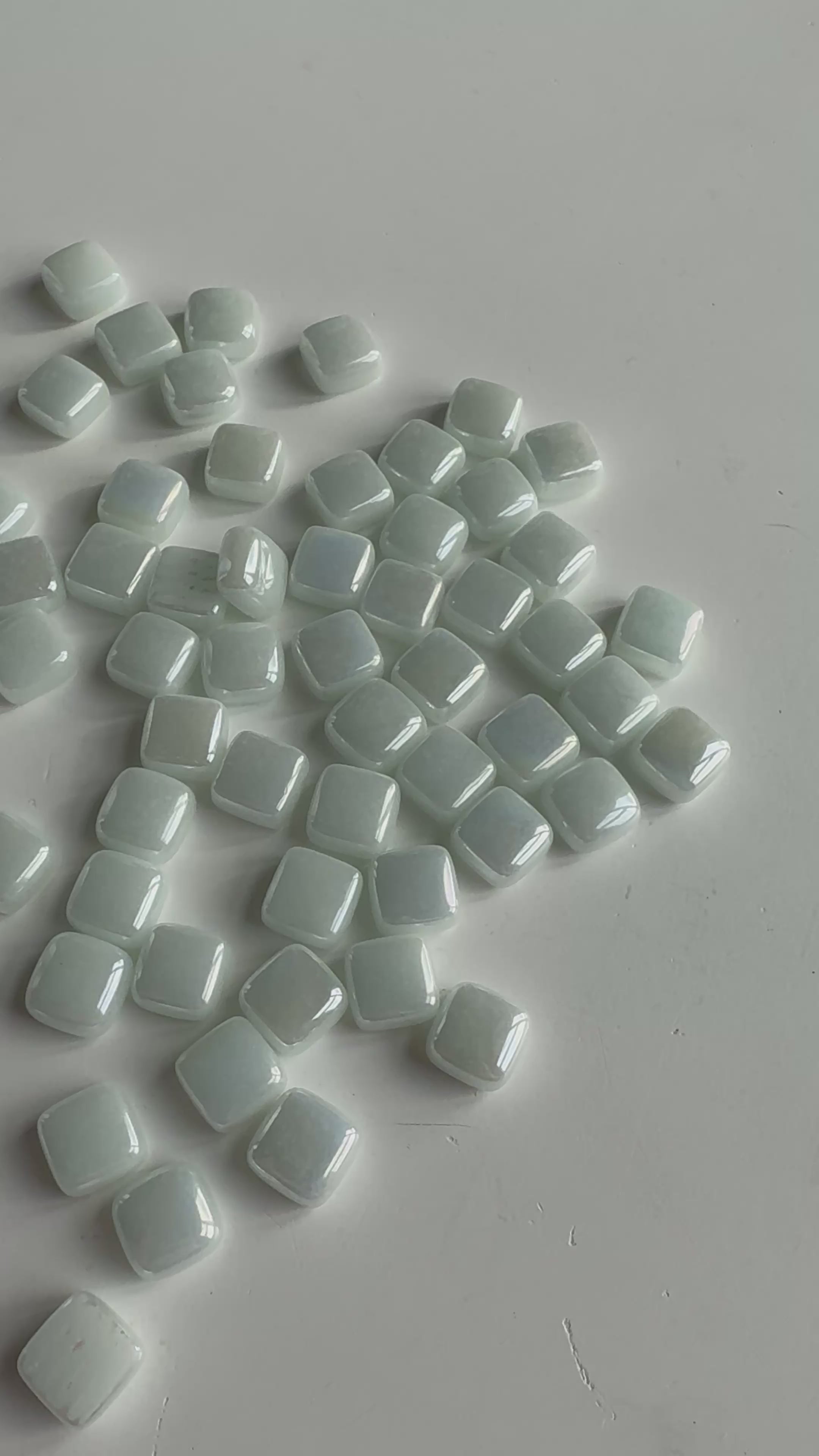 CM-10 İnci Beyaz Sanatsal Mozaik 10x10mm