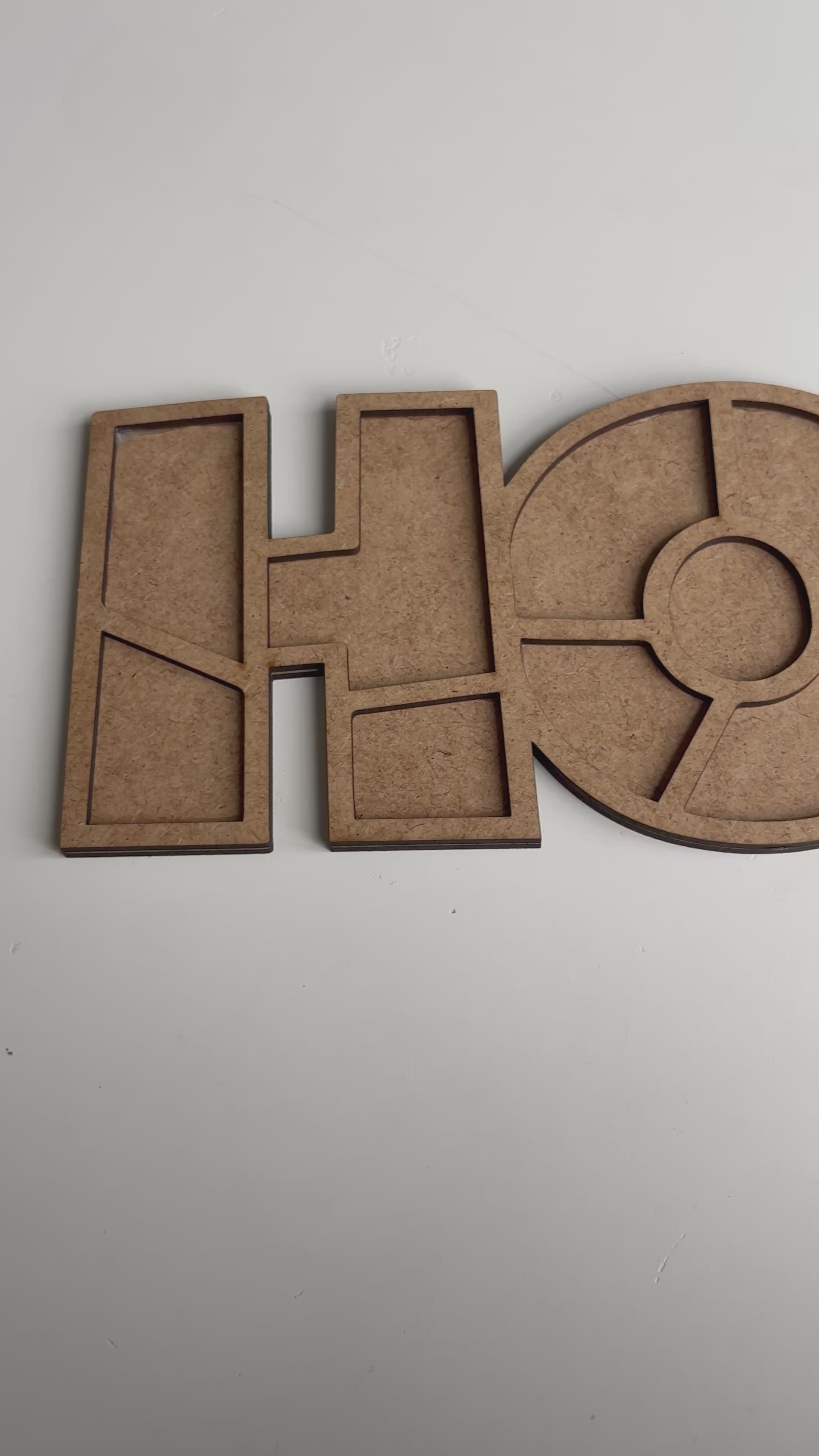 37x11cm HOPE Figür Ham Ahşap