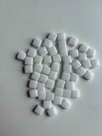 CM-02 Diş Beyazı Sanatsal Mozaik 10x10mm