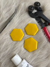 SH-04 Yellow Hexagonal Artistic Mosaic