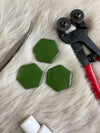 SH-05 Dark Green Hexagonal Artistic Mosaic
