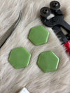 SH-06 Light Green Hexagonal Artistic Mosaic