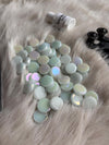 YM-02 Luster White Round Artistic Mosaic