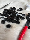 YM-03 Black Round Artistic Mosaic